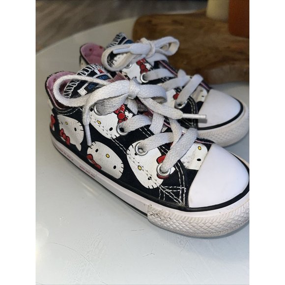 Converse Other - Hello Kitty x Converse Chuck Taylor All Star OX 2018 Black Youth US 8